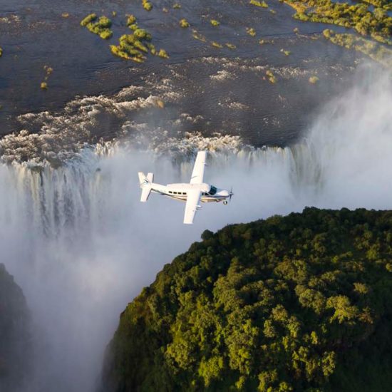Flying over the Falls