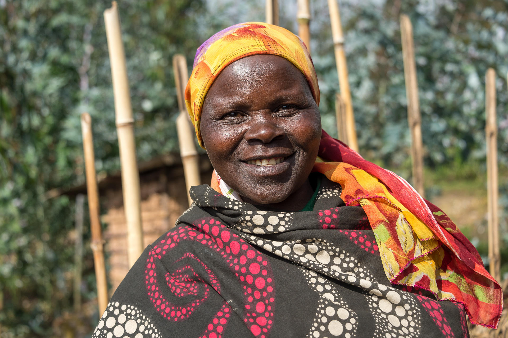 Local woman in Rwanda