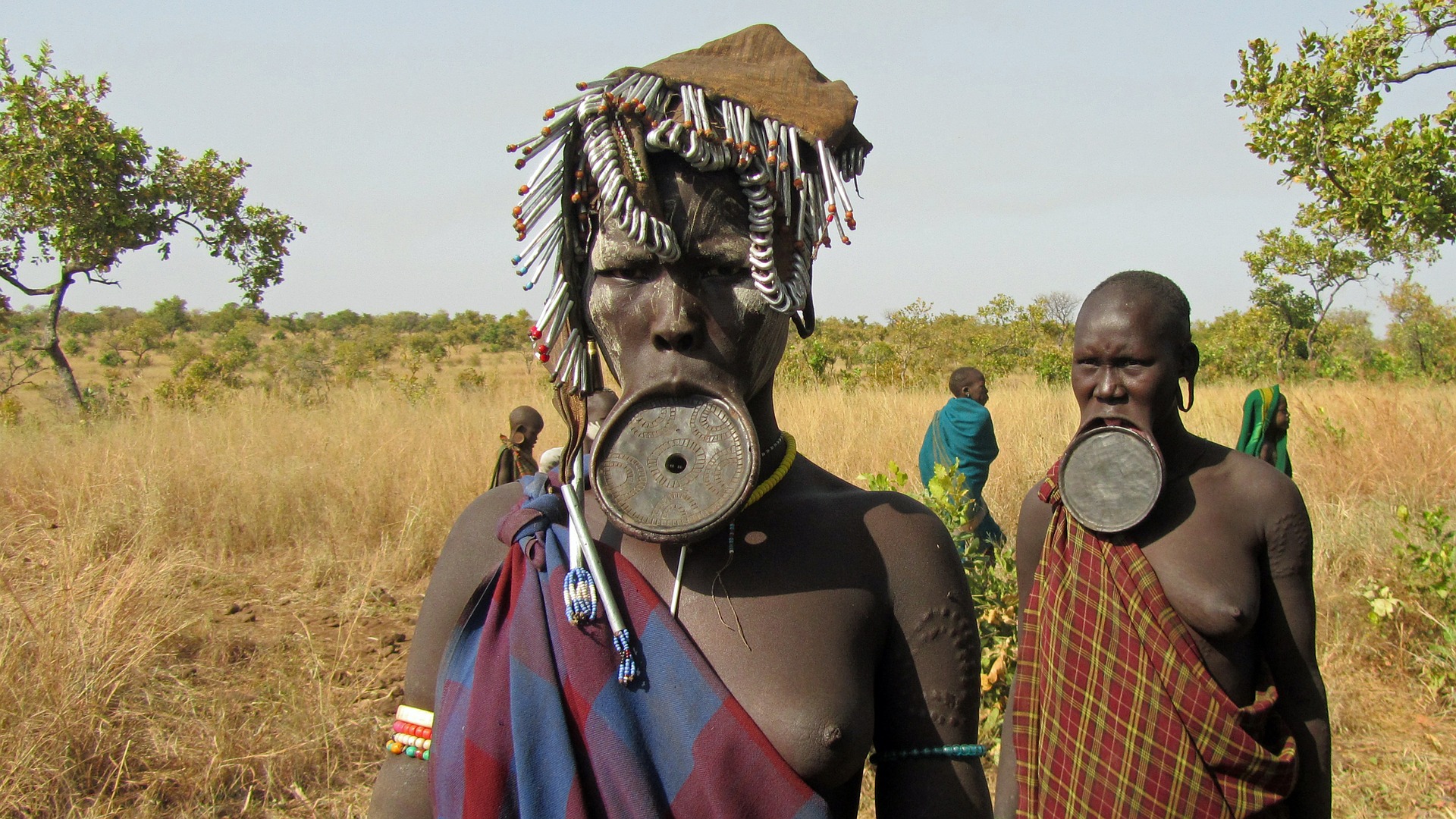 Mursi woman with lip plate